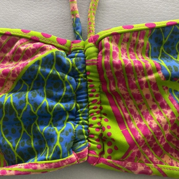 Bantu Bikini Top African Print Size Large Anthropologie M1 - Picture 3 of 8